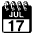 Spiral Calendar Emoji from EmojiTwo Black Set