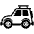 Sport Utility Vehicle Emoji from EmojiTwo Black Set