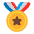 Sports Medal Flat Emoji from Fluent Emoji Flat Set
