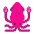 Squid Flat Emoji from Fluent Emoji Flat Set