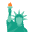 Statue Of Liberty Flat Emoji from Fluent Emoji Flat Set