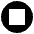 Stop Button Emoji from EmojiTwo Black Set