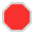 Stop Sign Flat Emoji from Fluent Emoji Flat Set