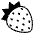 Strawberry Emoji from EmojiTwo Black Set