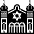 Synagogue Emoji from EmojiTwo Black Set