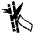 Tanabata Tree Emoji from EmojiTwo Black Set