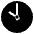 Ten O’clock Emoji from EmojiTwo Black Set