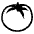 Tomato Emoji from EmojiTwo Black Set