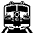 Train Emoji from EmojiTwo Black Set