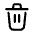 Trash Icon from Mynaui Line Set | Free Download as SVG Vector and Transparent PNG | Streamline icons