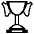 Trophy Emoji from EmojiTwo Black Set