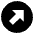 Up Right Arrow Emoji from EmojiTwo Black Set