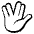 Vulcan Salute Emoji from EmojiTwo Black Set