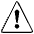 Warning Emoji from EmojiTwo Black Set