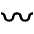 Wavy Dash Emoji from EmojiTwo Black Set