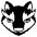 Wolf Emoji from EmojiTwo Black Set