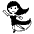 Woman Dancing Emoji from EmojiTwo Black Set