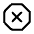 X Octagon icon - Free transparent PNG, SVG. No sign up needed.