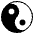 Yin Yang Emoji from EmojiTwo Black Set