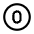 Zero Circle icon - Free transparent PNG, SVG. No sign up needed.