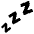 Zzz Emoji from EmojiTwo Black Set