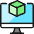 3d Print Monitor 1 icon - Free transparent PNG, SVG. No sign up needed.