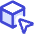 3d Cube Cursor Icon from Core Duo Set