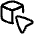 3d Cube Cursor Icon from Plump Line Set