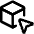 3d Cube Cursor Icon from Core Line Set