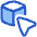 3d Cube Cursor Icon from Plump Duo Set