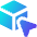 3d Cube Cursor Icon from Core Gradient Set