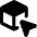 3d Cube Cursor Icon from Core Remix Set