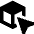 3d Cube Cursor Icon from Sharp Remix Set