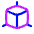 3d Module Dimension Icon from Plump Neon Set
