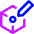 3d Pen Draw Icon from Core Neon Set
