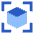 View In Ar 3d Scan Icon from Sharp Flat Set