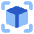 View In Ar 3d Scan Icon from Core Flat Set