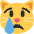Crying Cat Emoji from Twemoji Set