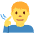 Deaf Man Emoji from Twemoji Set