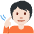 Deaf Person Light Skin Tone Emoji from Twemoji Set