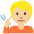 Deaf Person Medium Light Skin Tone Emoji from Twemoji Set