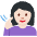Deaf Woman Light Skin Tone Emoji from Twemoji Set