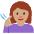 Deaf Woman Medium Skin Tone Emoji from Twemoji Set