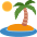Desert Island Emoji from Twemoji Set