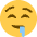 Drooling Face Emoji from Twemoji Set