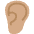 Ear Medium Skin Tone Emoji from Twemoji Set