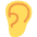 Ear Emoji from Twemoji Set