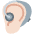 Ear With Hearing Aid Light Skin Tone Emoji from Twemoji Set