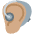 Ear With Hearing Aid Medium Skin Tone Emoji from Twemoji Set
