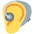 Ear With Hearing Aid Emoji from Twemoji Set